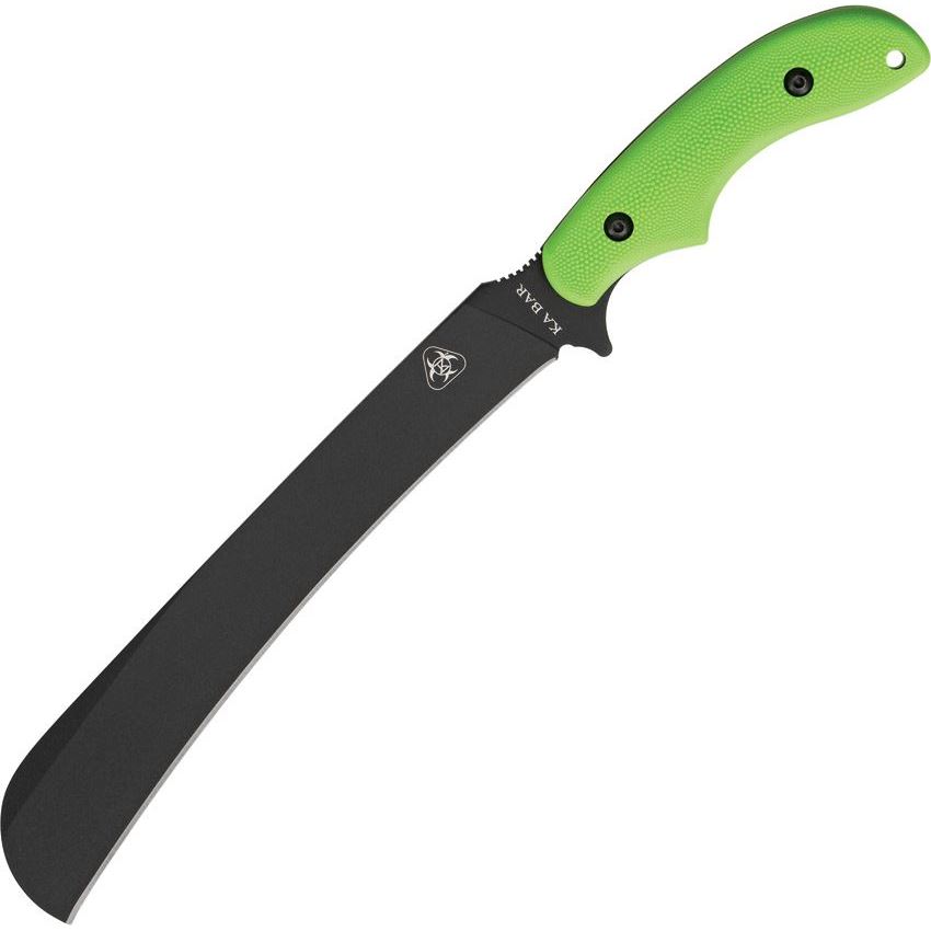 Ka-bar 5702 Zombie Pestilence Chopper Knife with Black Handle