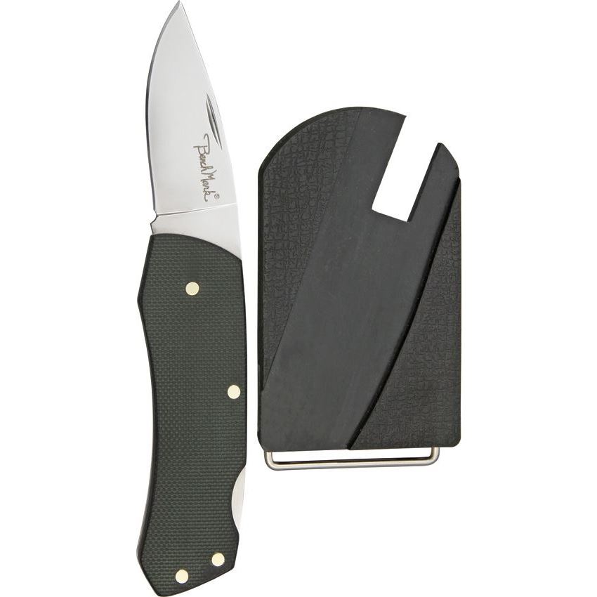 Benchmark K032 Belt Buckle Lockback Folding Pocket Knife
