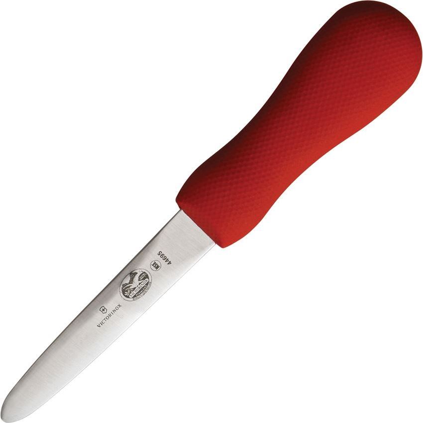 Forschner 763995 Victorinox Oyster Knife with Red Super Grip Handle