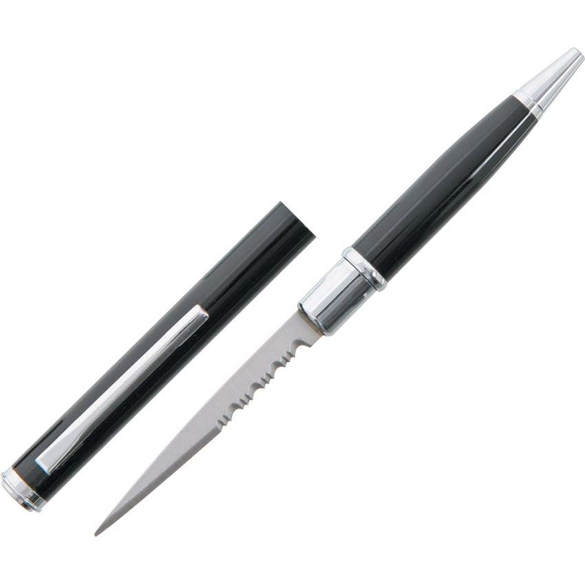 China Made 210502BK Ink Pen Knife with Black Metal Housing