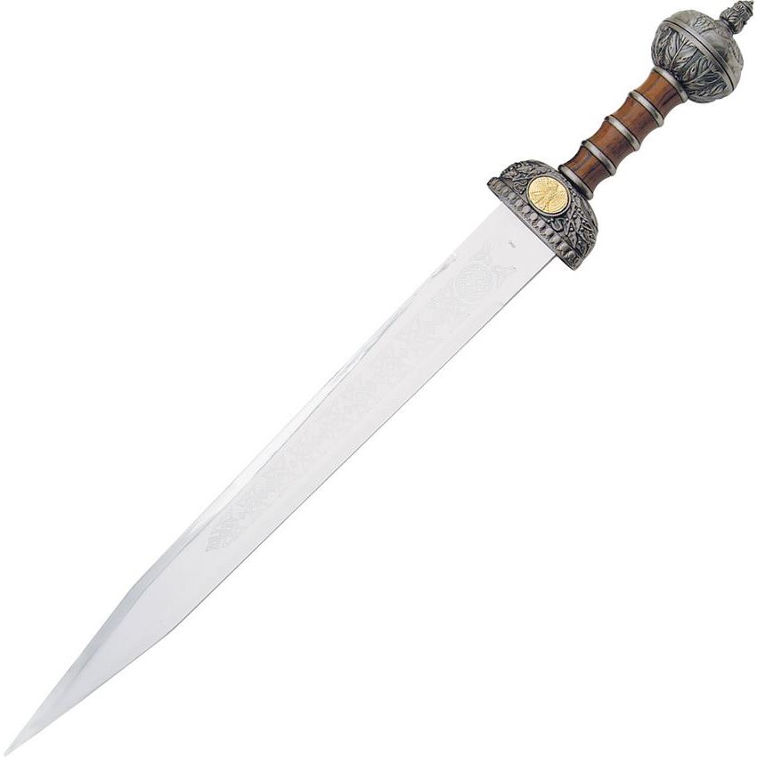 China Made 926625 Roman Gladius Sword Fixed Stainless Blade with Metal Handle
