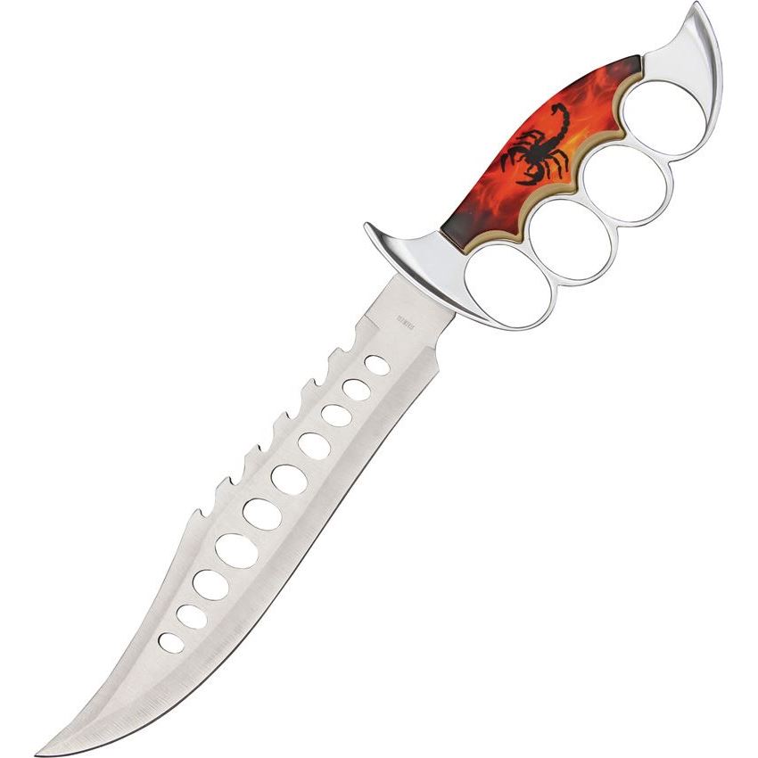 China Made 210998 Flame Scorpion Fixed Blade Knife
