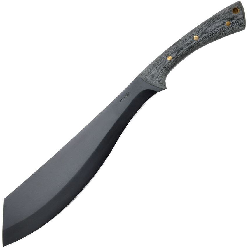 Condor 253125HC Warlock Machete Carbon Steel Blade with Gray Micarta Handle