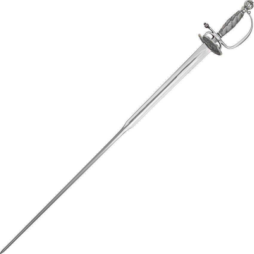 Cold Steel 88CLMS Colichemarde Sword with Silver Wire Wrapped Handle