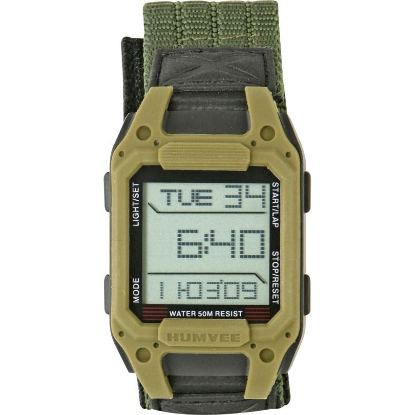Humvee 0510 Recon Watch with OD Green Case and Strap