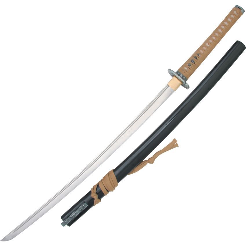 China Made M3278 Handmade Katana Sword with Imitation Rayskin Handle