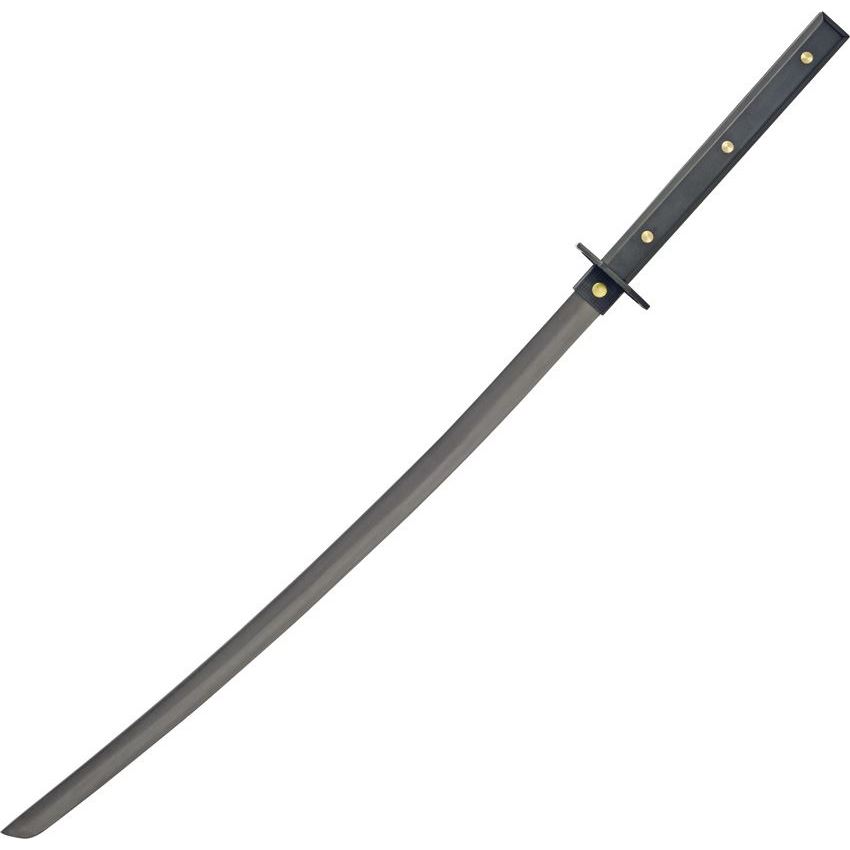 China Made M3632 Full Tang Samurai Sword with Black Metal Handle