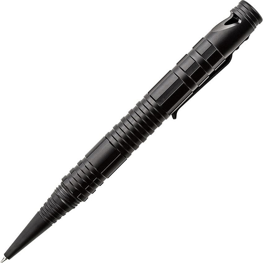 Schrade SCPEN4BK Survival Tactical Pen W/ Ferro Rod And Survival Whistle