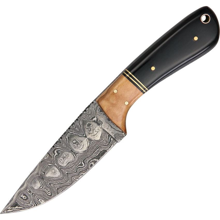 Damascus 1072 The Wedge Fixed Blade Knife - Knife Country, USA