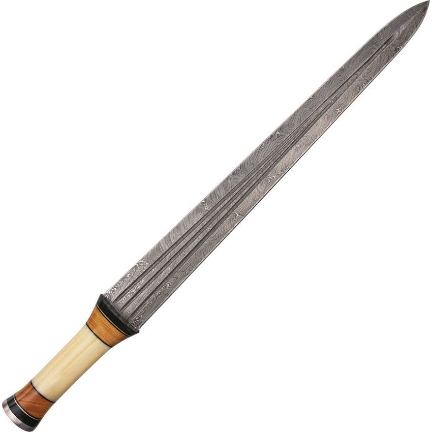 Damascus 5002 Damascus Sword with Bone Handle