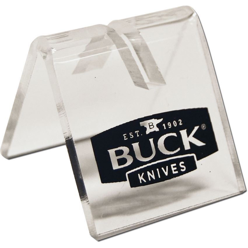 Buck 21049 1-Knife Acrylic Knife Stand with Black Buck Logo