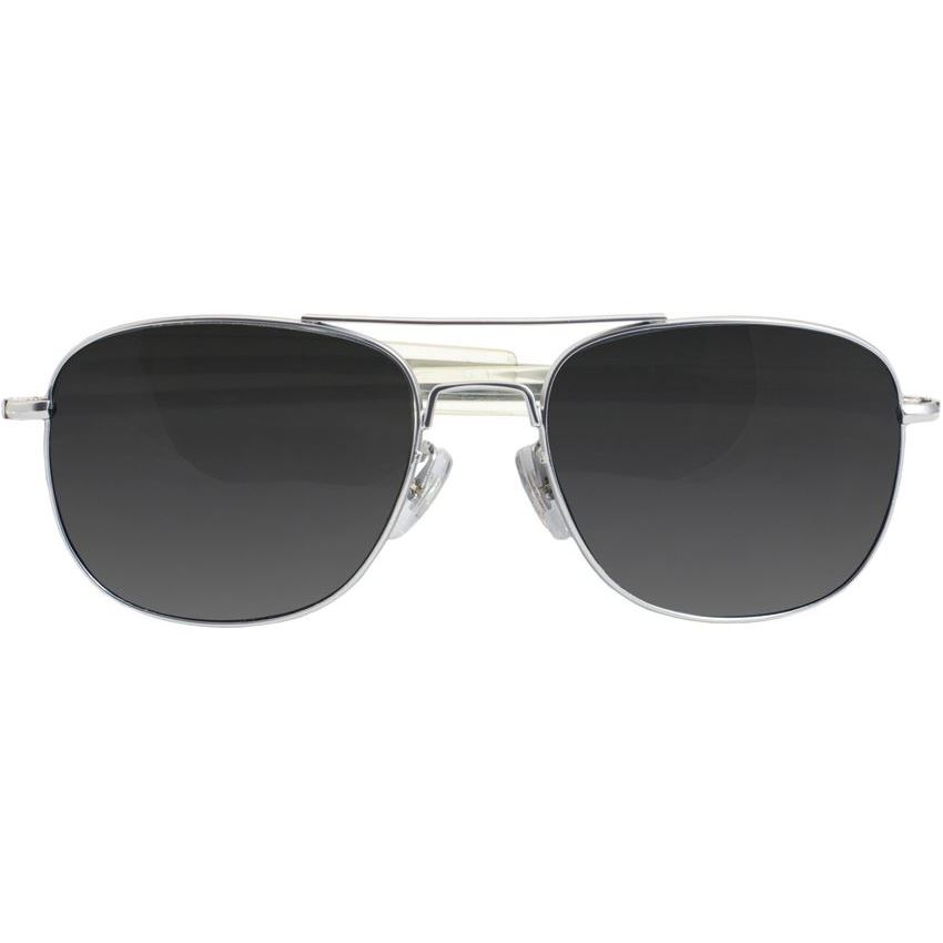 Humvee 52BMATT Humvee Military Sunglasses Silver Bayonette with Gray ...