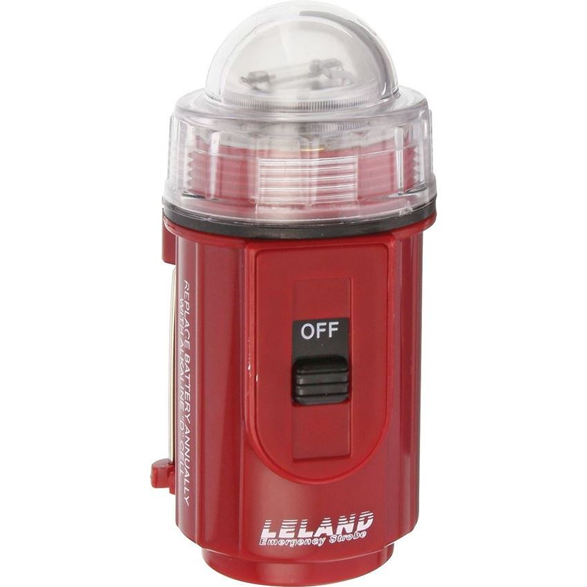 Leland Rescue Tools 01 Emergency Strobe Light with Durable Red ABS Body