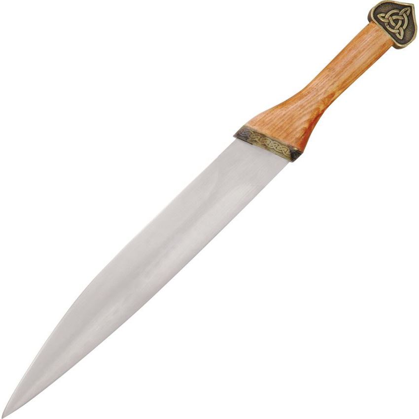 CAS Iberia Swords 1075 17 3/4 Inch Saxon Scramasax Sword with Wooden Handle