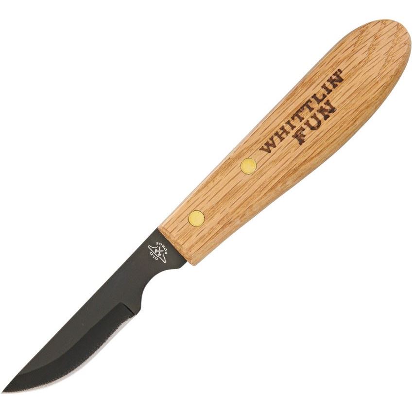 Old Forge 001 7 7/8 Inch Whittler Wood Carving with Ergonomic Natural Wood Handle