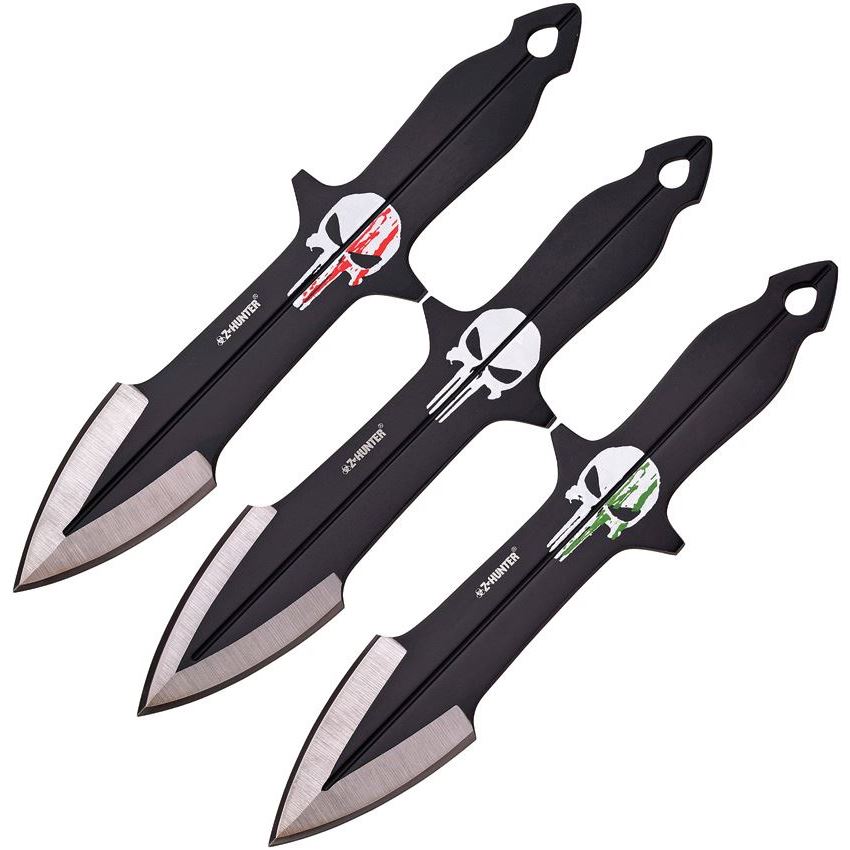 Z-Hunter 0893 Thrower Set Fixed Blade Knife