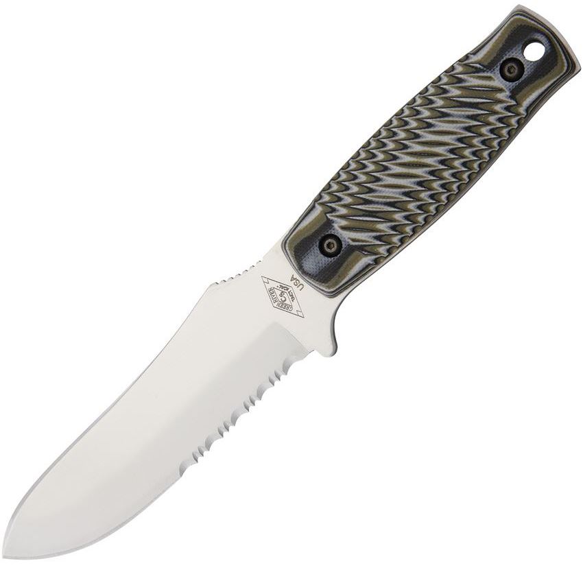 CS Green River Tactical 40903PG P ator Brown Fixed Blade Knife