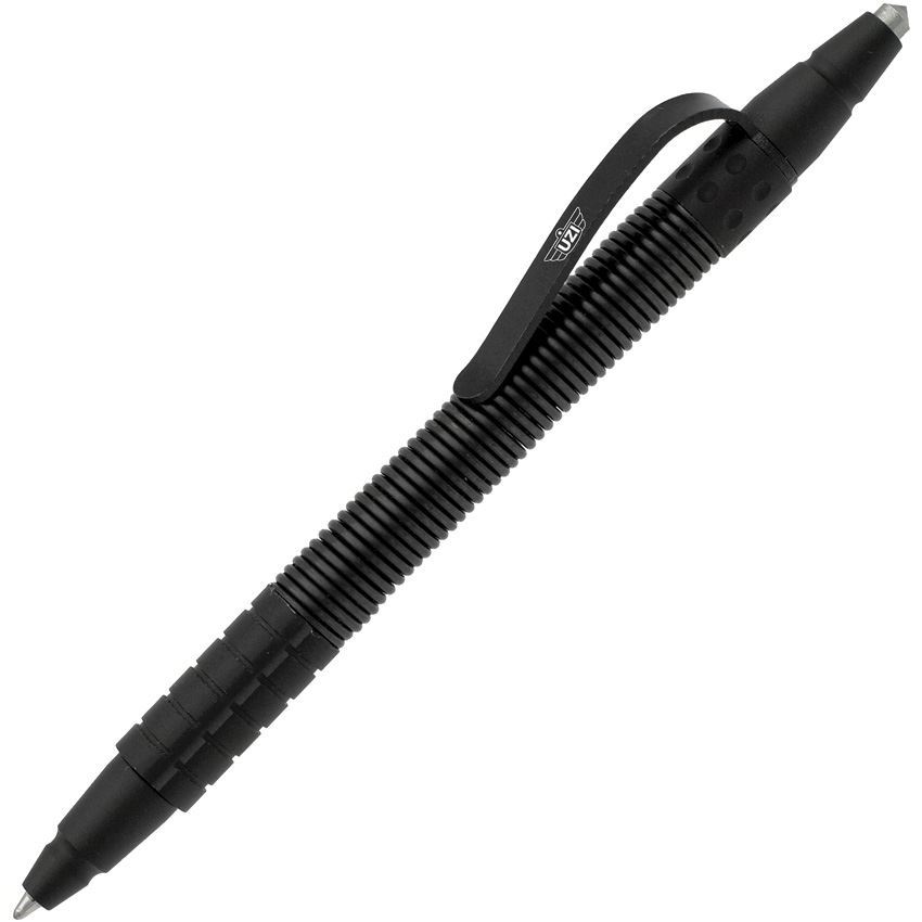 Uzi ITP14BK Tactical Pen with Black Aluminum Construction