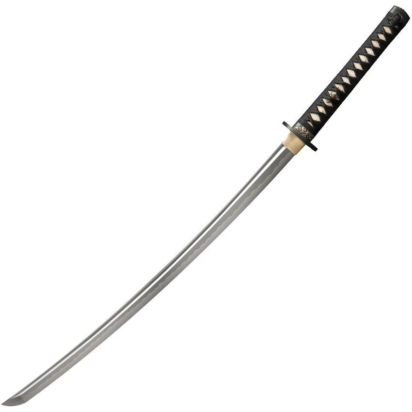 Cold Steel 88ABK Gold Lion Katana Sword with Black Rayskin Handle