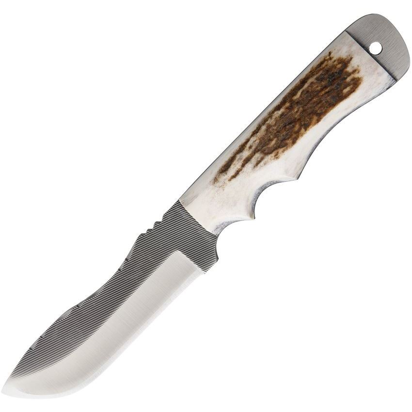 Anza TFE Tracker Full Elk Fixed Blade Knife with Elk Bone Handle