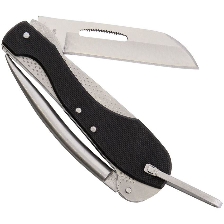 Marbles 384 Marlin Spike Folder Pocket Knife with Black G-10