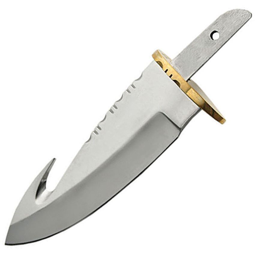 Blank SOB2 Guthook Blade Knife with Stainless Steel Construction