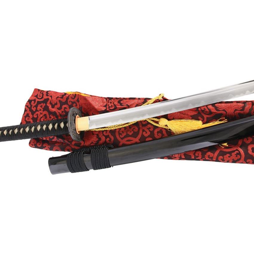 Taoforge 1005 Fuku Ryu Katana Sword with Black Rayskin Handle