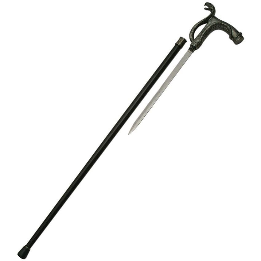 China Made 926889 Serpent Sword Cane stainless blade with Cast Metal Handle