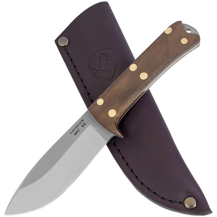 Condor 105454C Two Rivers Skinner Fixed Blade Knife