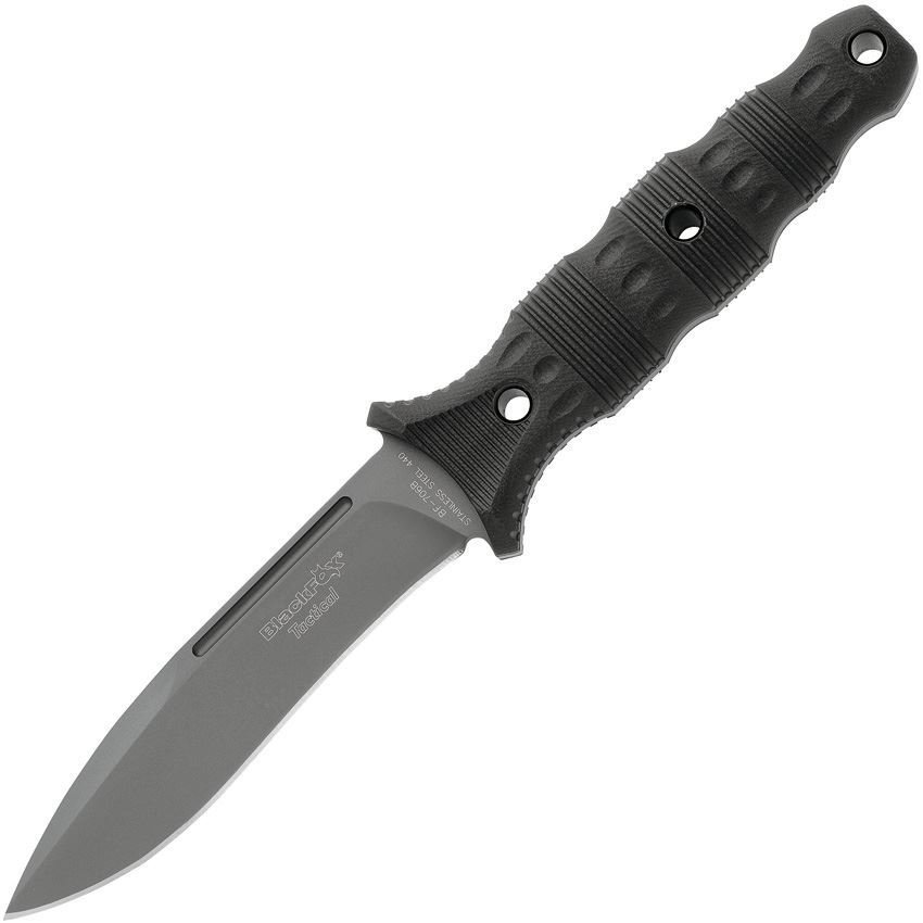 4.75" gray titanium coated New Black Fox Felis Fixed Blade BF706B 9.5" overall 
