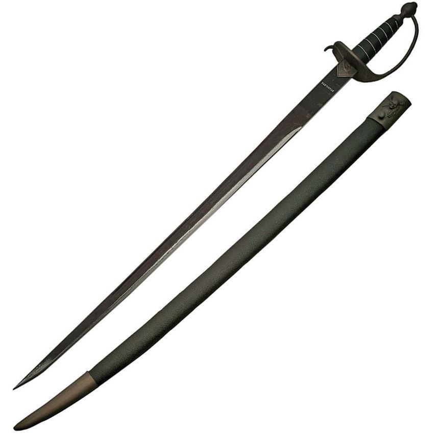 China Made 926914 Pirate Black Rustic Sword with Black Handle