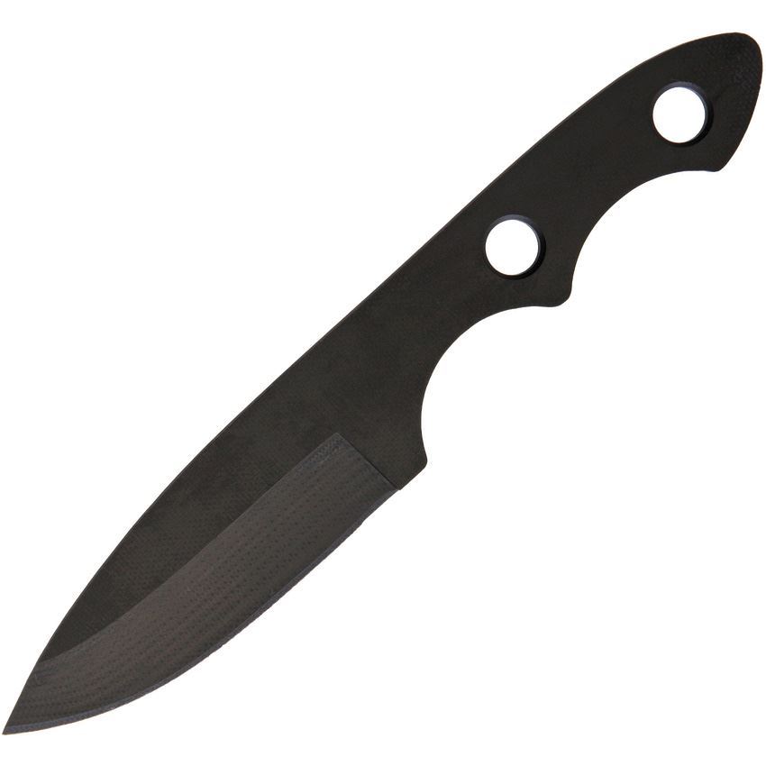 Rough Rider 1814 Fixed Blade Knife with One Piece Black G10 Construction