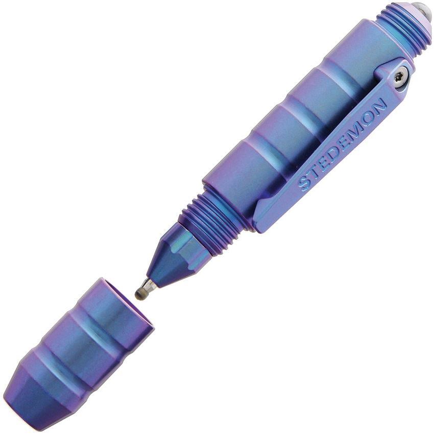 Stedemon P01BLU P01 EDC Ti Tactical Pen Blue