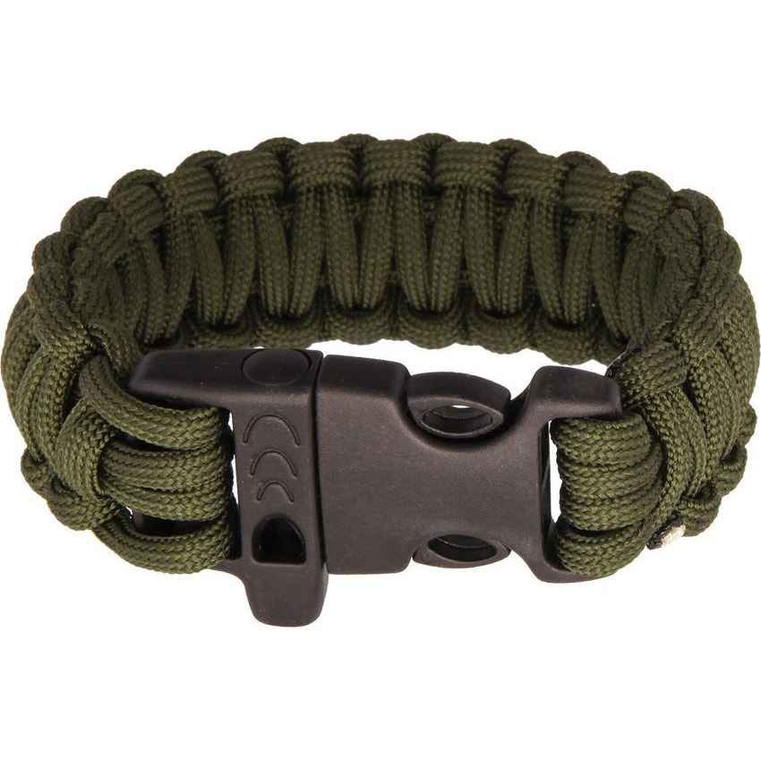 Combat Ready 362 Combat Ready Survival Bracelet OD Green with Paracord Construction