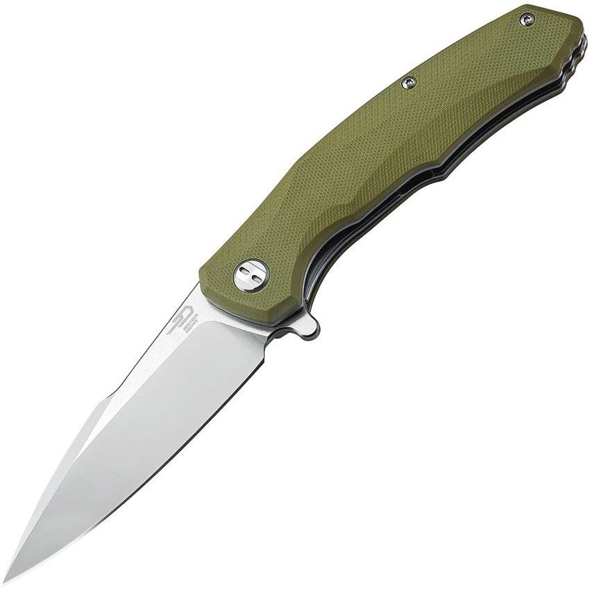 Bestech G04C Warwolf G10 Tan Linerlock Folding Pocket Knife