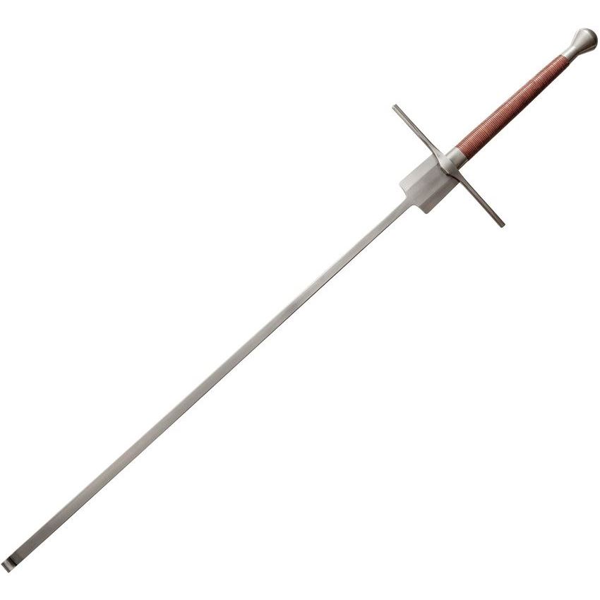 Kingston Arms 23330 Federschwert Fencing Sword with Brown Cord Wrapped Handle