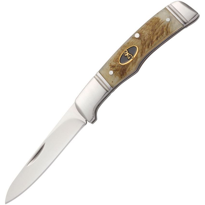 Browning 0011 Joint Venture Folder with Ram's Horn Handle