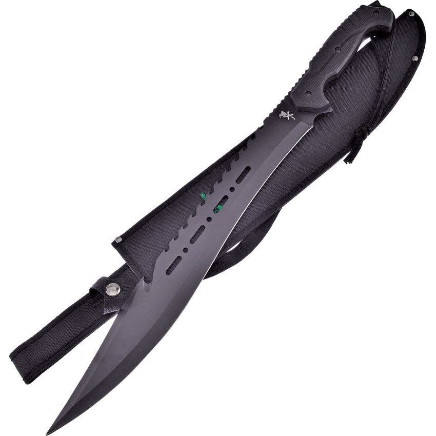 Frost TX481BK Frost Cutlery and Knives Machete with Rubberized ABS Handle
