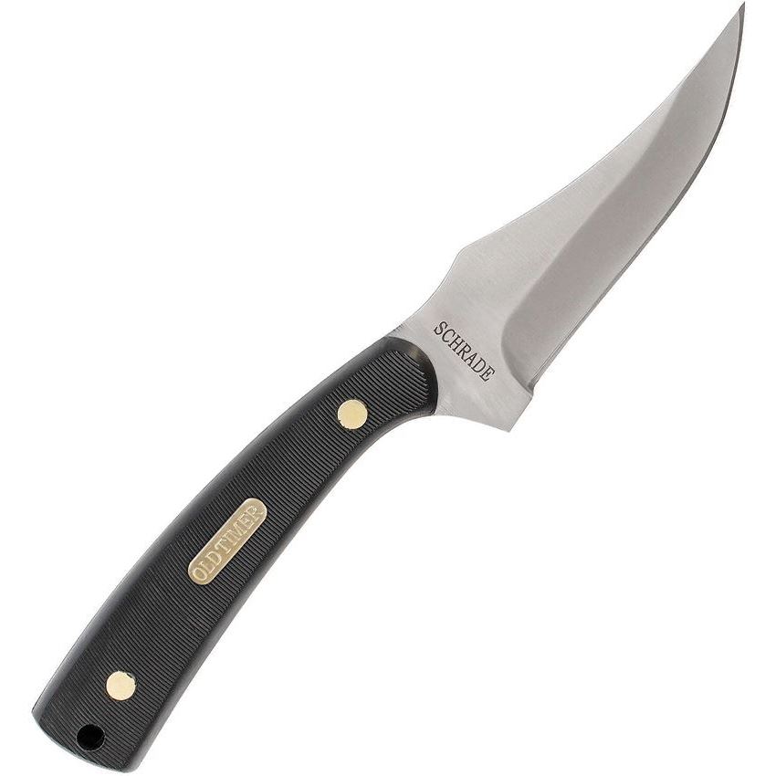 Schrade 152OTL Large Sharpfinger Fixed Blade Knife with Delrin Handle