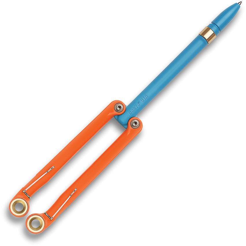Spyderco YUS116 Baliyo Pen Blue and Orange