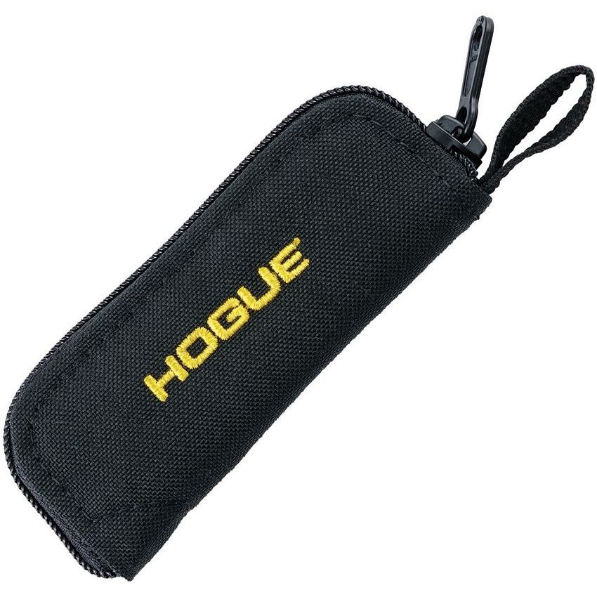 New Hogue Medium Folder Zipper Pouch HO35097 Black nylon construction with inter