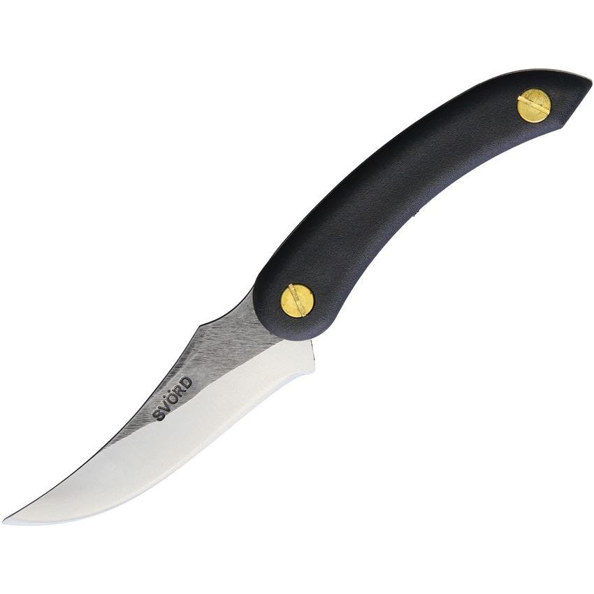 Svord Peasant AMKIB AM Kiwi Fixed Blade Black with Black Polypropylene Handle