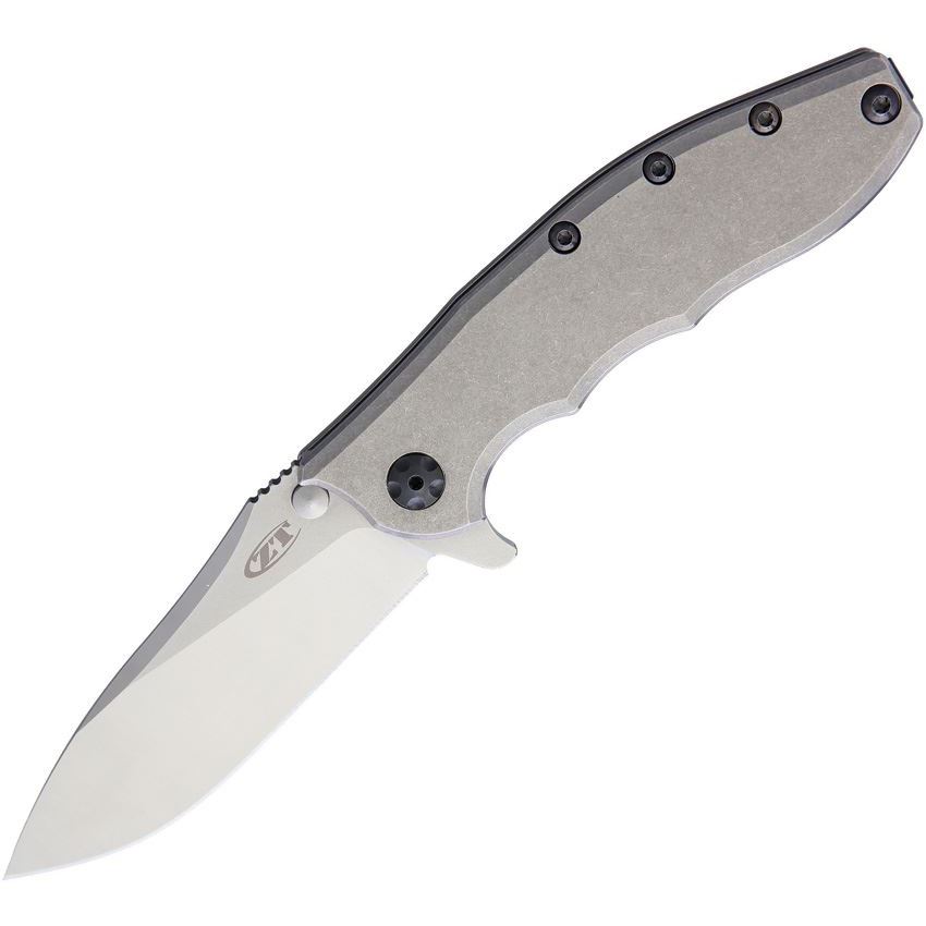 Zero Tolerance 0562TI Hinderer Slicer Framelock Knife with Titanium Handle