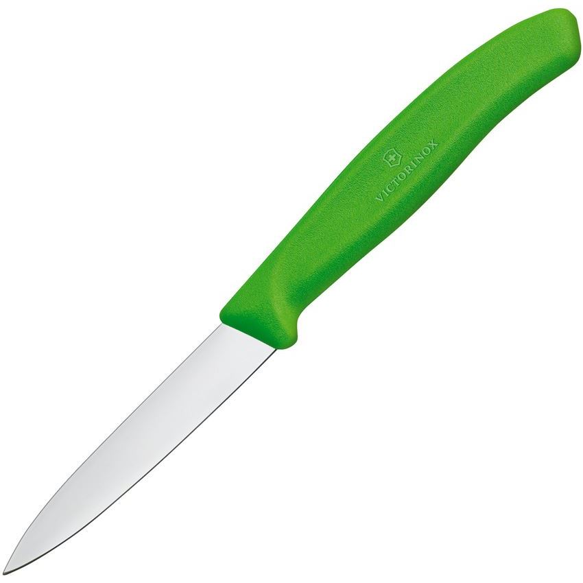 Swiss Army Knives 67606L114 Paring Green Spear Point
