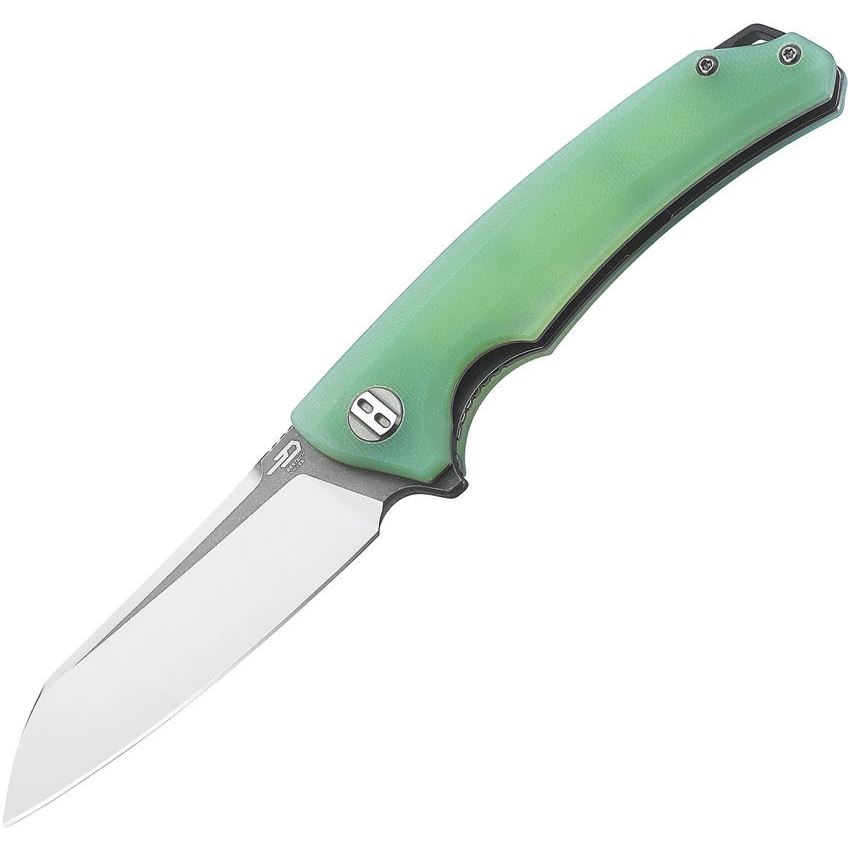 Bestech Knives G21B2 TEXEL Linerlock Knife Jade Handles