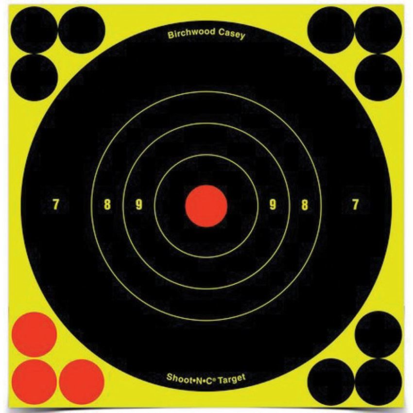 Birchwood Casey 34550 Shoot-NC 6in Bulls Eye Target