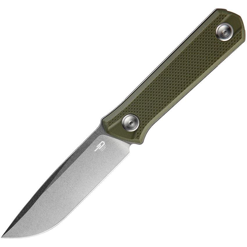 Bestech F02B Hedron Fixed Blade Green