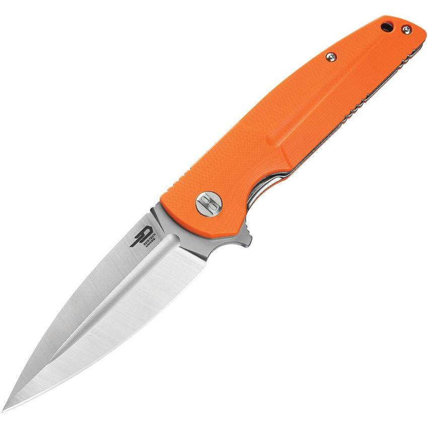Bestech G34B1 FIN Linerlock Knife Orange