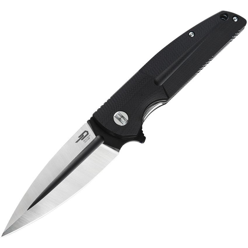 Bestech G34A2 FIN Linerlock Knife Black