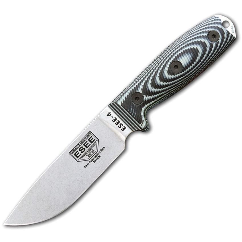 ESEE ES4PS35VO2 Model 4 Gray G10 - Knives for Sale